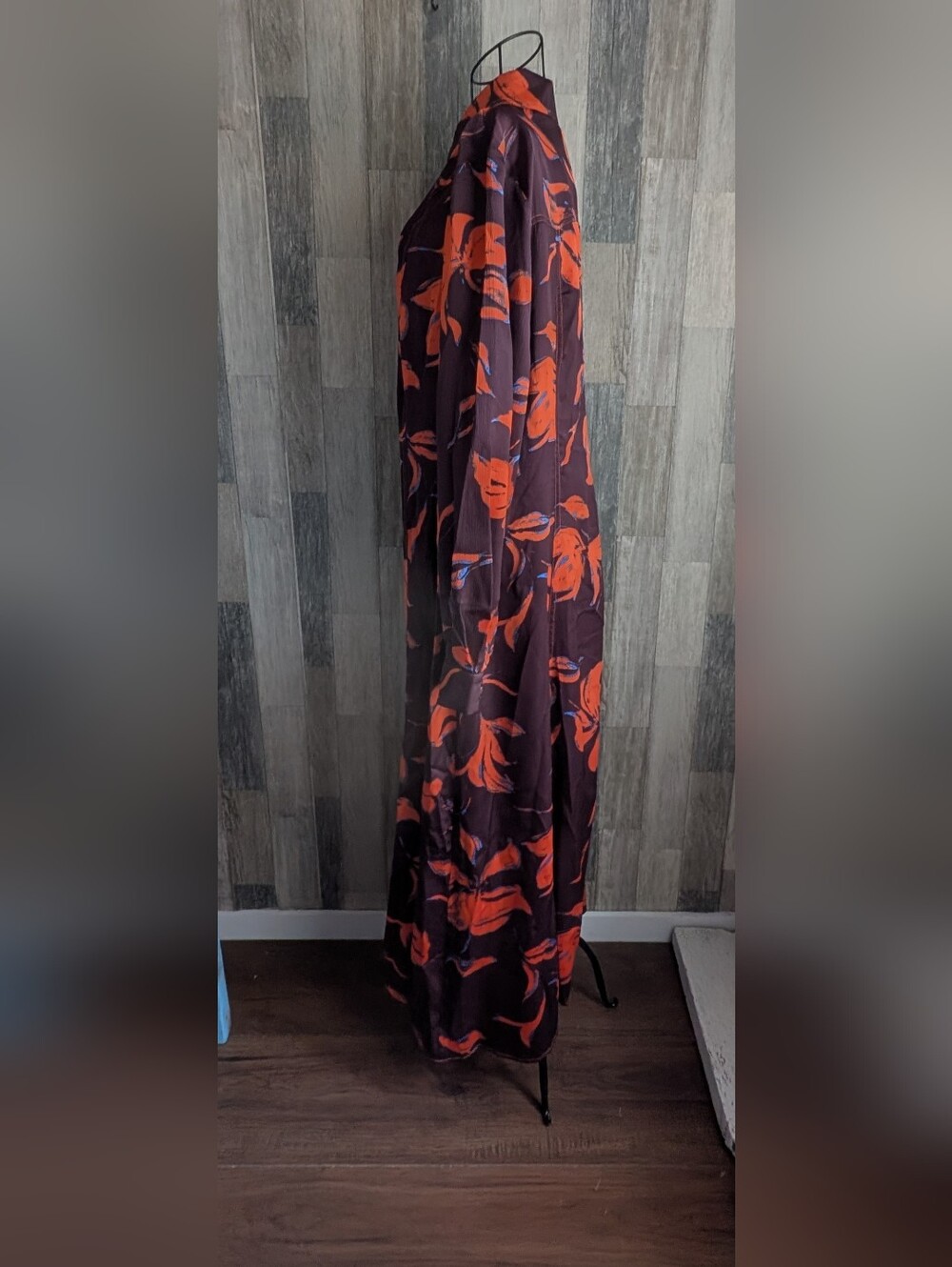 Exquoise Anthropologie New With Tags Xl Maxi Shirt Dress - Picture 5 of 16